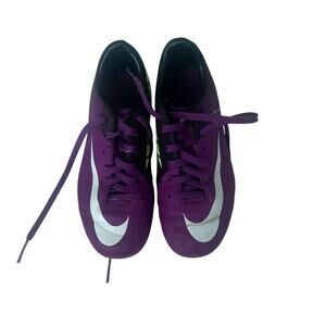 Nike JR Mercurial Victory II FG Purple Soccer Cleats - Size 1